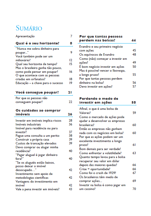 Investimentos - 3ª Edição - Editora Fundamento livro_infantil