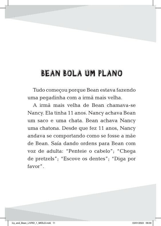 Ivy + Bean 01 - Editora Fundamento livro_infantil