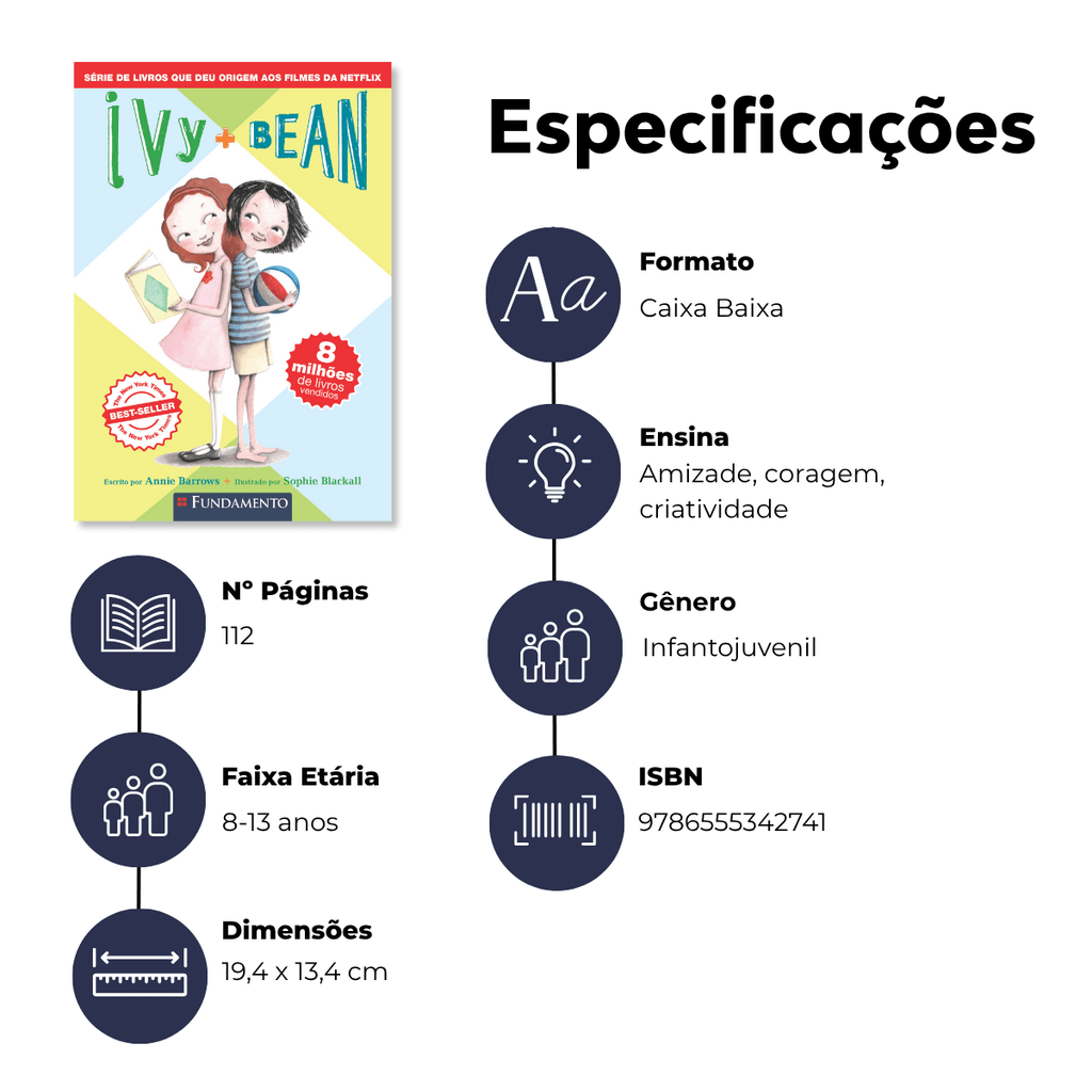 Ivy + Bean 01 - Editora Fundamento livro_infantil