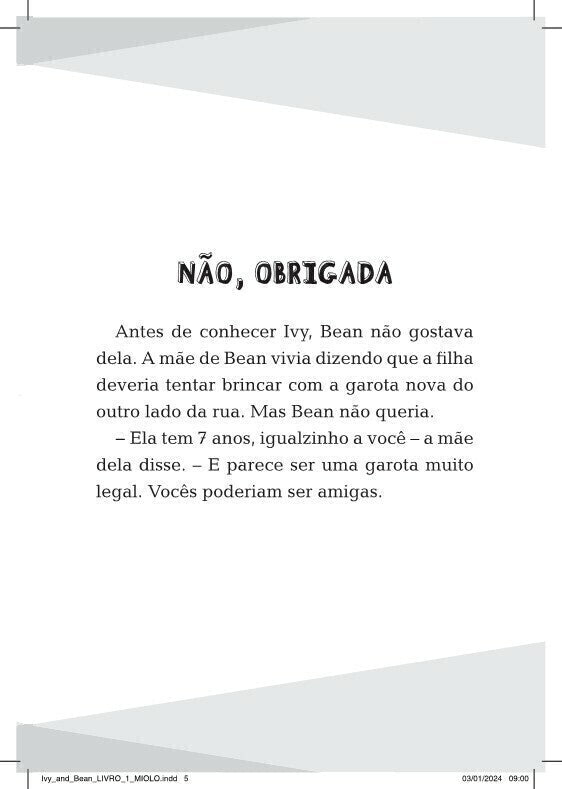 Ivy + Bean 01 - Editora Fundamento livro_infantil