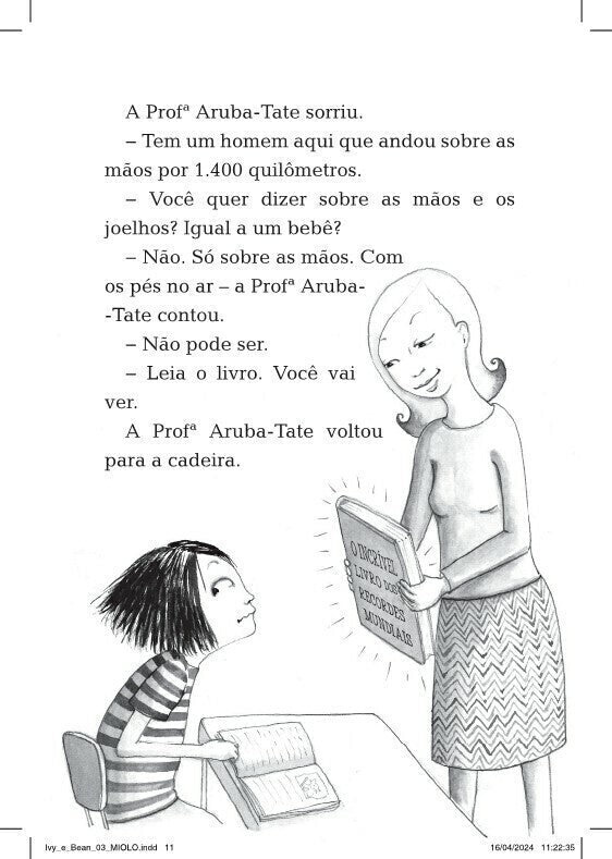 Ivy + Bean 03 - O Livro dos Recordes - Editora Fundamento livro_infantil