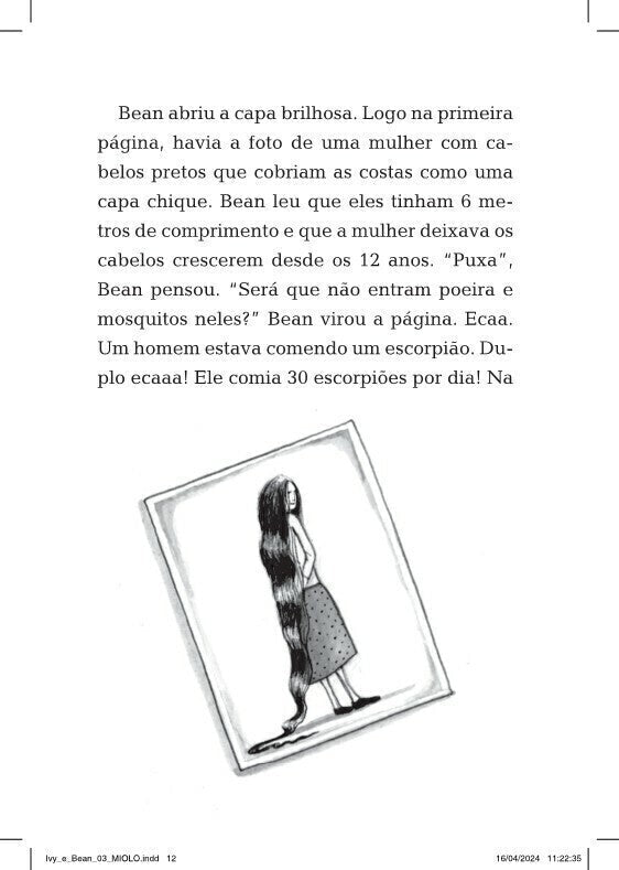Ivy + Bean 03 - O Livro dos Recordes - Editora Fundamento livro_infantil
