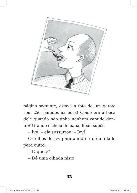 Ivy + Bean 03 - O Livro dos Recordes - Editora Fundamento livro_infantil