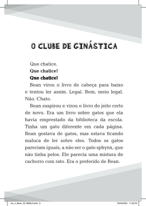 Ivy + Bean 03 - O Livro dos Recordes - Editora Fundamento livro_infantil