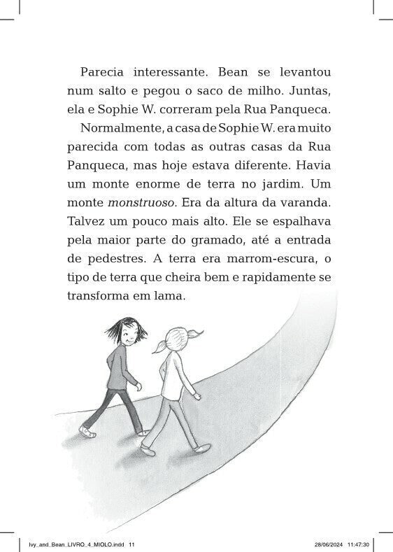 Ivy + Bean 04 - Um Dia de Confusão - Editora Fundamento livro_infantil
