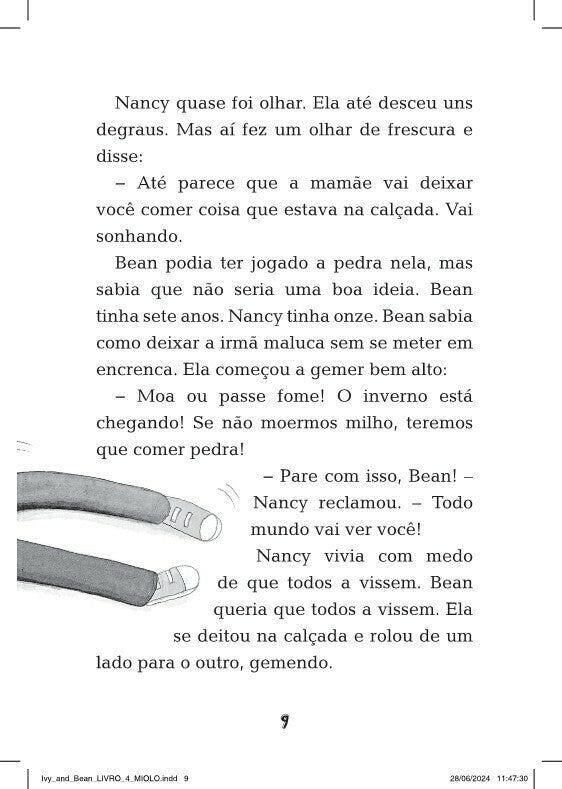Ivy + Bean 04 - Um Dia de Confusão - Editora Fundamento livro_infantil