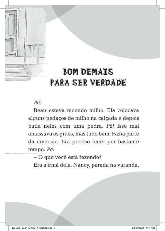 Ivy + Bean 04 - Um Dia de Confusão - Editora Fundamento livro_infantil