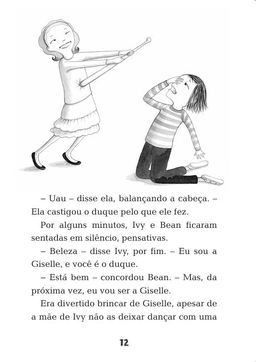 Ivy + Bean 06 - Um Desastre no Balé - Editora Fundamento livro_infantil