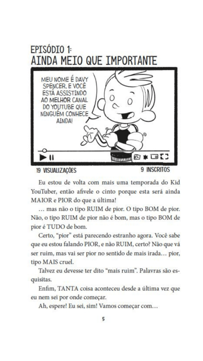 Kid Youtuber 2 - Futura Estrela do Youtube - Editora Fundamento livro_infantil