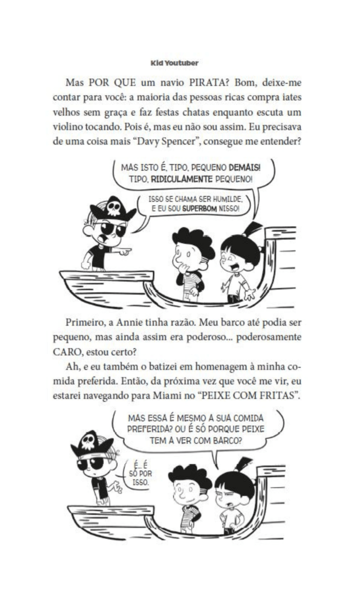 Kid Youtuber 5: Em Busca do Tesouro Perdido - Editora Fundamento livro_infantil