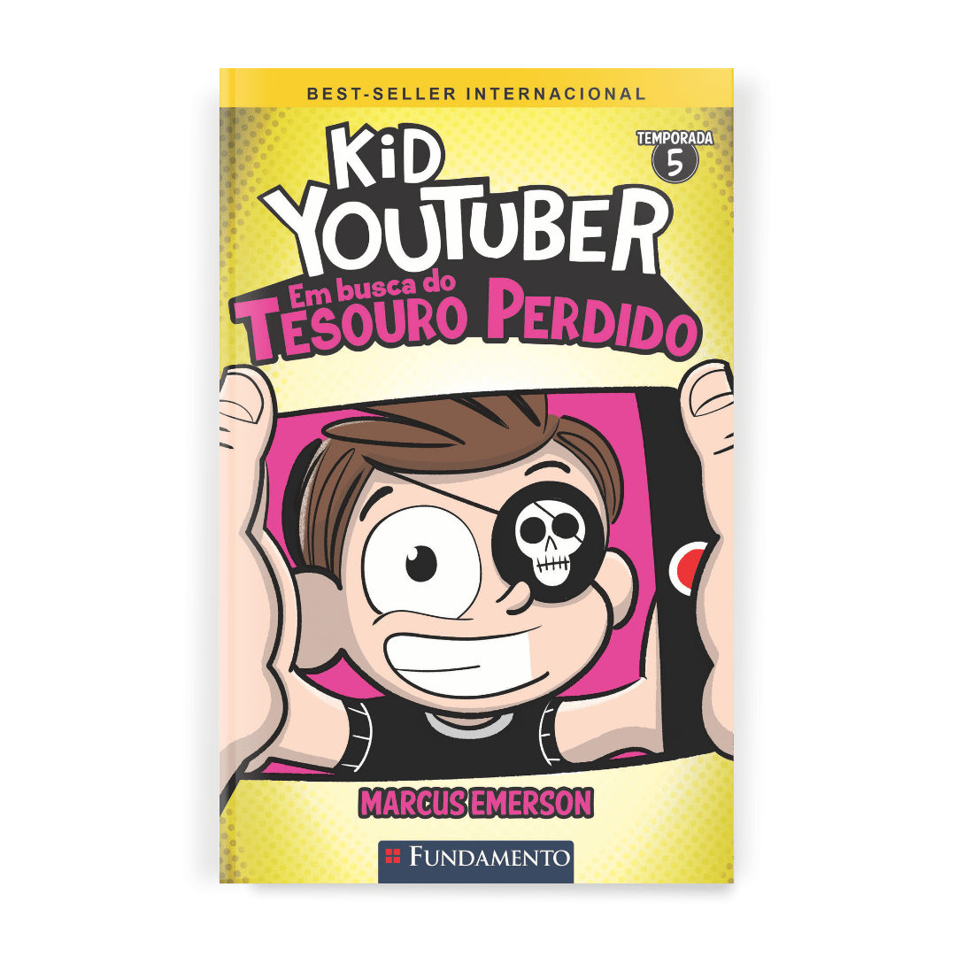 Kid Youtuber 5: Em Busca do Tesouro Perdido - Editora Fundamento livro_infantil