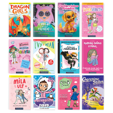 Kit 12 Livros Infantis para Meninas de 7 - 10 Anos - Editora Fundamento livro_infantil