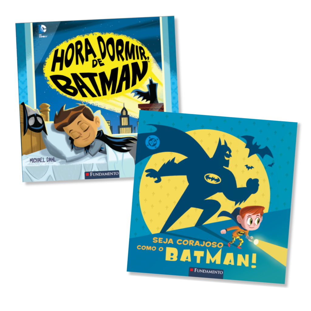 Kit 2 Livros Infantis do Batman para Crianças de 3-7 Anos
