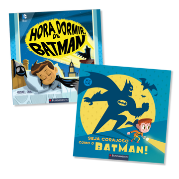 Kit 2 Livros Infantis do Batman para Crianças de 3-7 Anos