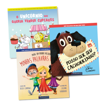 Kit 3 Livros Infantis para Crianças de 3 - 6 Anos - Editora Fundamento livro_infantil