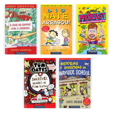 Kit 5 Livros Divertidos para Crianças - Editora Fundamento livro_infantil
