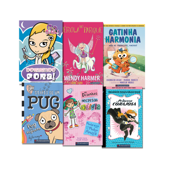 Kit Best-Sellers Fundamento - 6 Livros (Meninas 6-8 Anos)