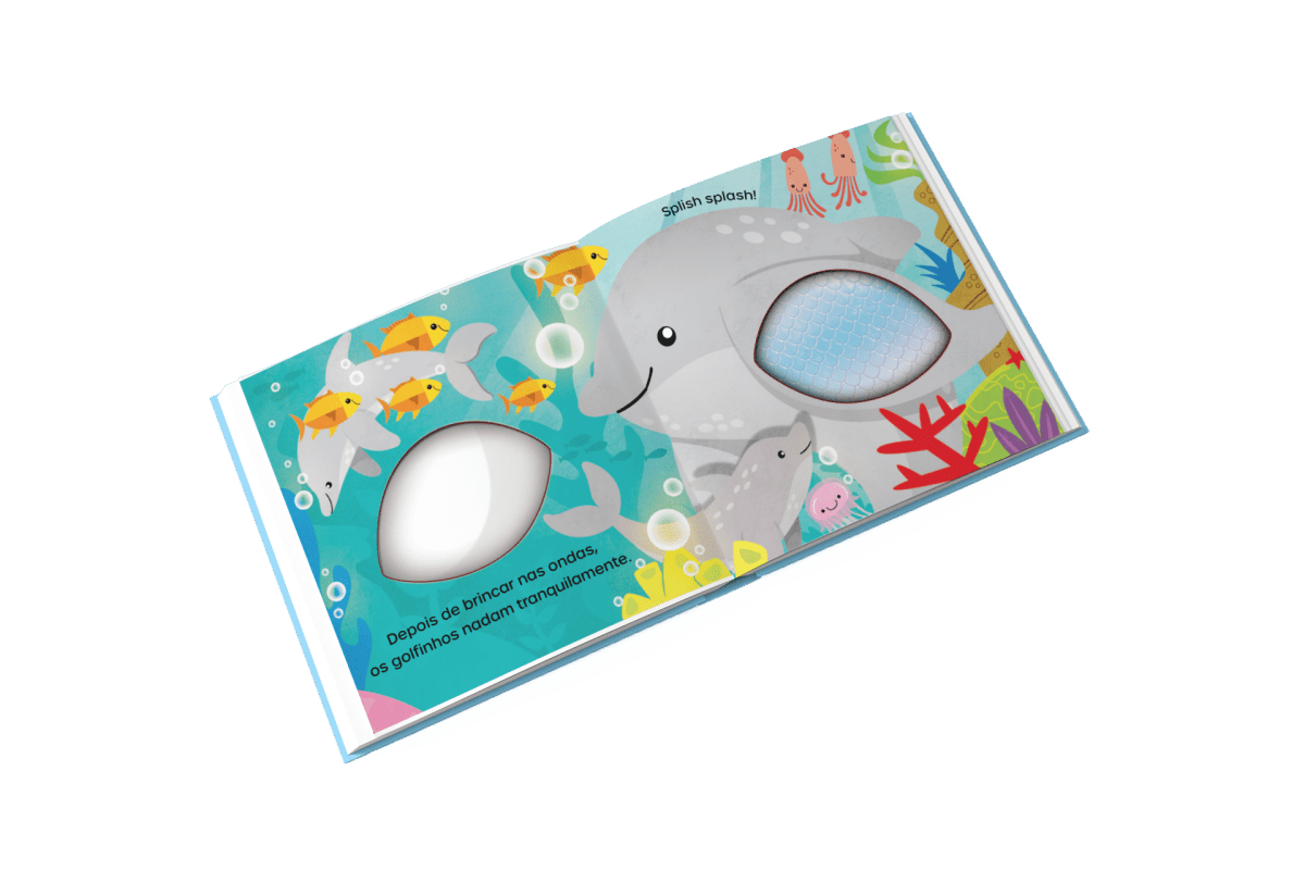 Kit 6 Livros para Bebês com Texturas e Estímulos Sensoriais - Editora Fundamento livro_infantil