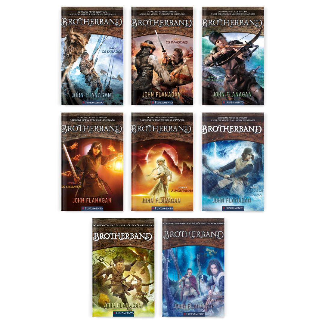 Kit 8 Livros Brotherband - Editora Fundamento livro_infantil