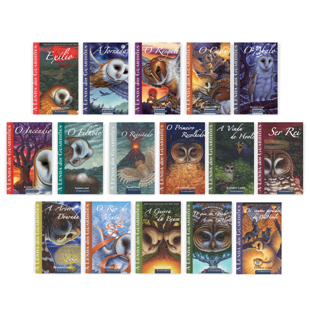 Kit a Lenda dos Guardiões - 16 Livros (2 ao 17) - Editora Fundamento livro_infantil