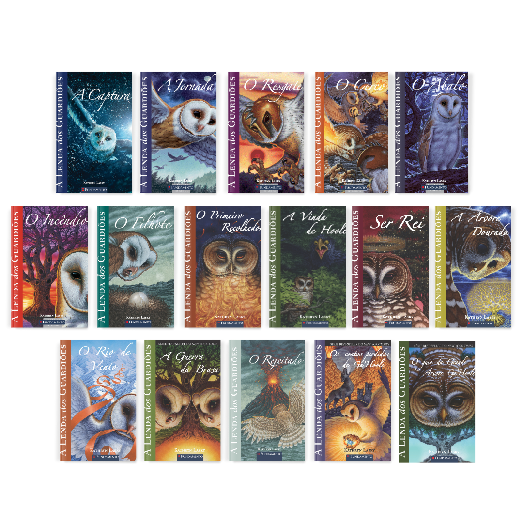 Kit A Lenda dos Guardiões - 16 Livros - Editora Fundamento livro_infantil