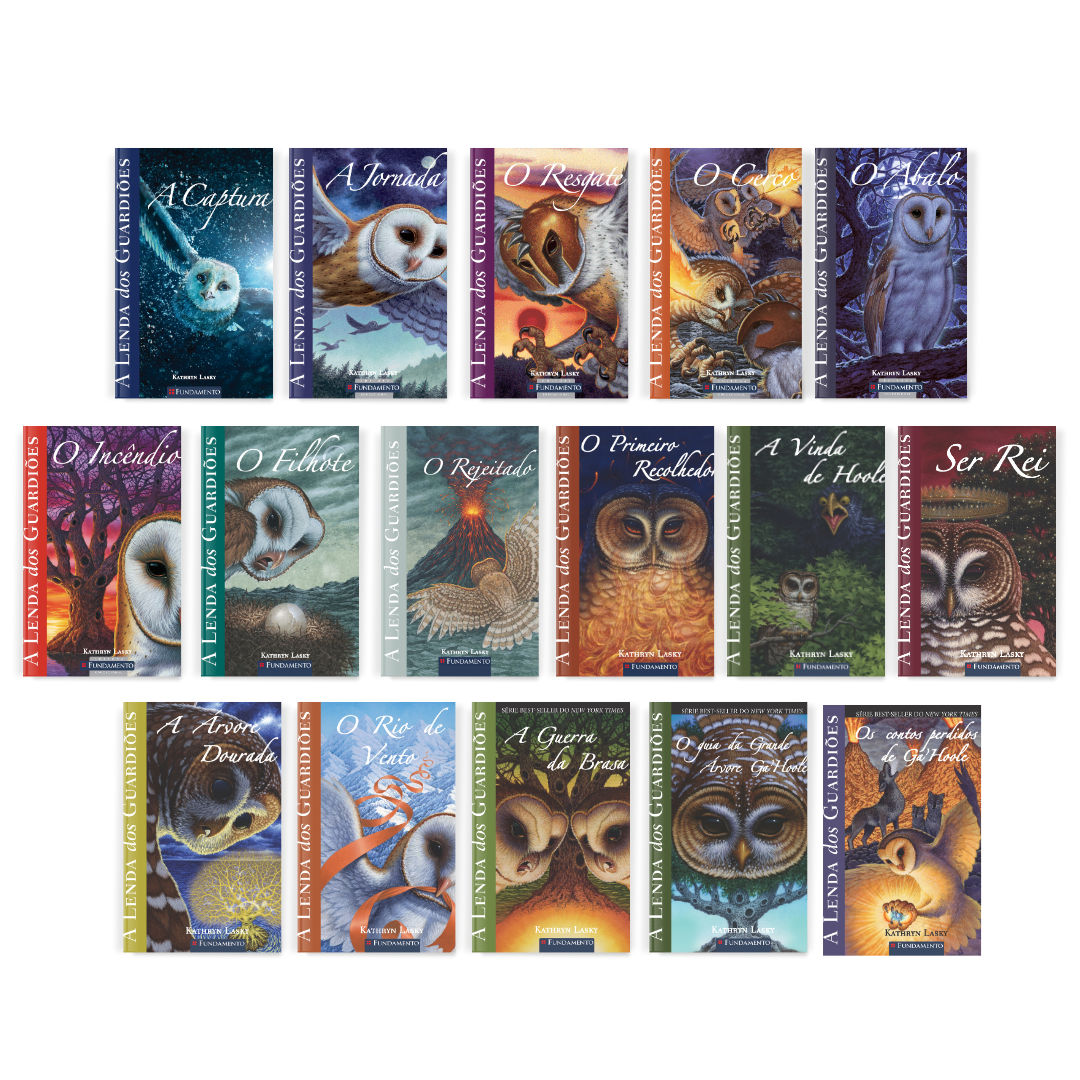 Kit A Lenda dos Guardiões - 16 Livros - Editora Fundamento livro_infantil