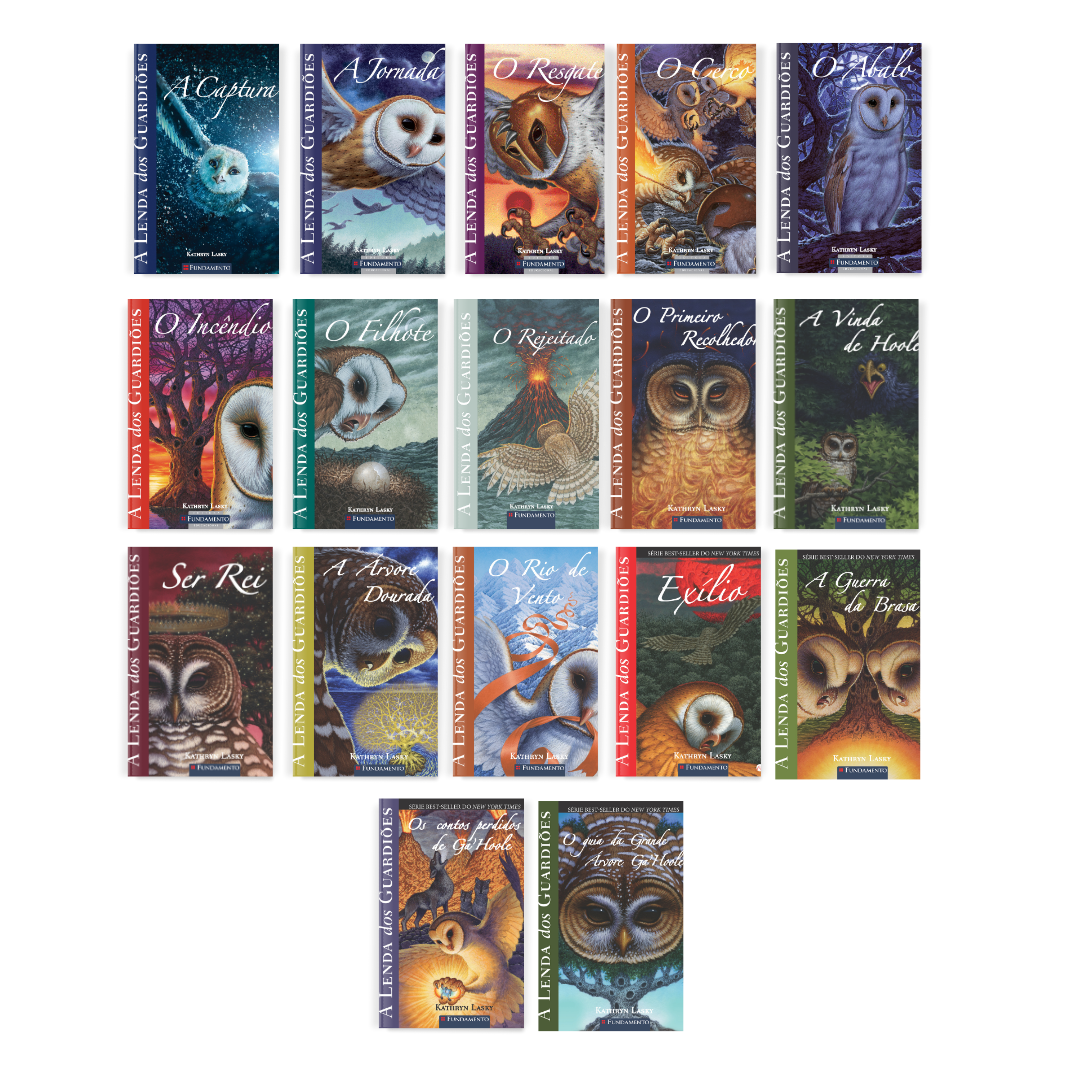 Kit A Lenda dos Guardiões - 17 Livros (Coleção Completa) - Editora Fundamento livro_infantil