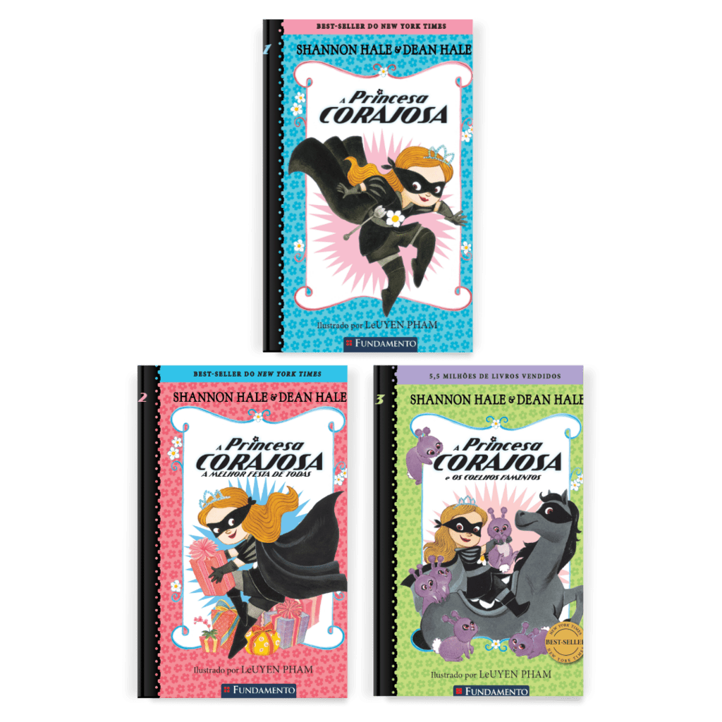 Kit A Princesa Corajosa - 3 Livros (1 ao 3) - Editora Fundamento livro_infantil