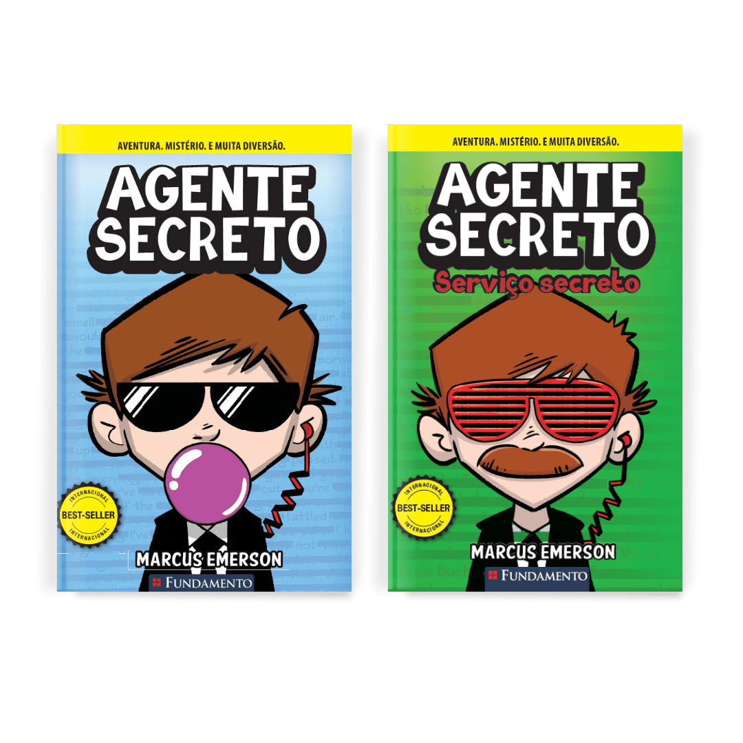 Kit Agente Secreto - 2 Livros (1 ao 2) - Editora Fundamento livro_infantil