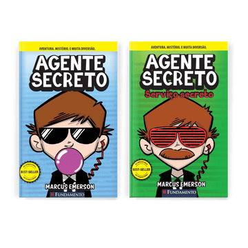 Kit Agente Secreto - 2 Livros (1 ao 2) - Editora Fundamento livro_infantil