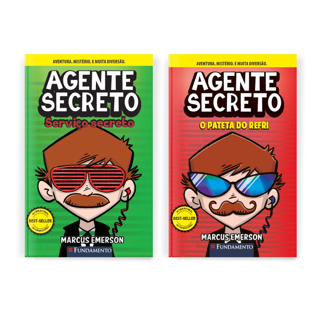 Kit Agente Secreto - 2 Livros (2 ao 3) - Editora Fundamento livro_infantil