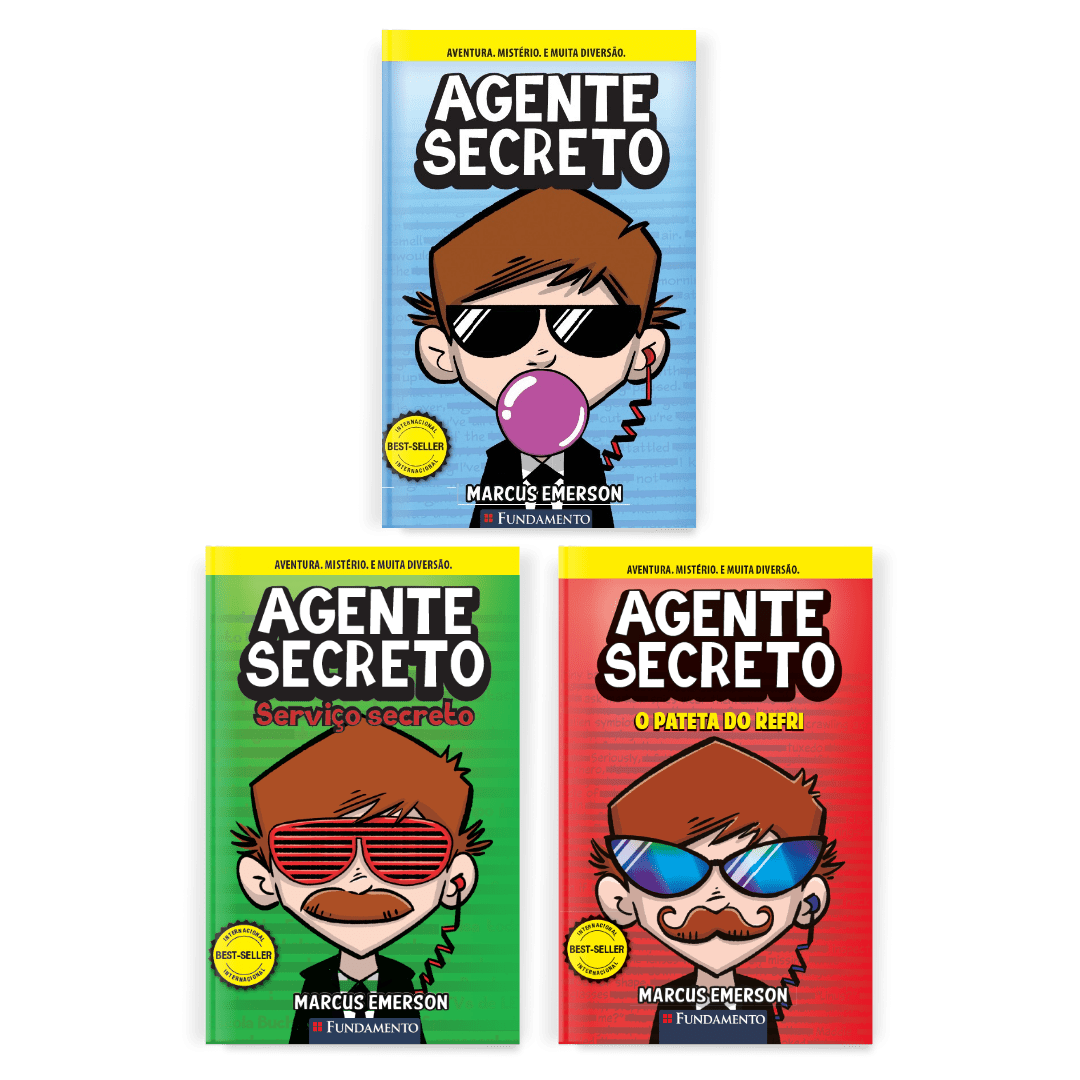 Kit Agente Secreto - 3 Livros (1 ao 3) - Editora Fundamento livro_infantil