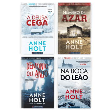 Kit Anne Holt - 4 Livros - Editora Fundamento livro_infantil