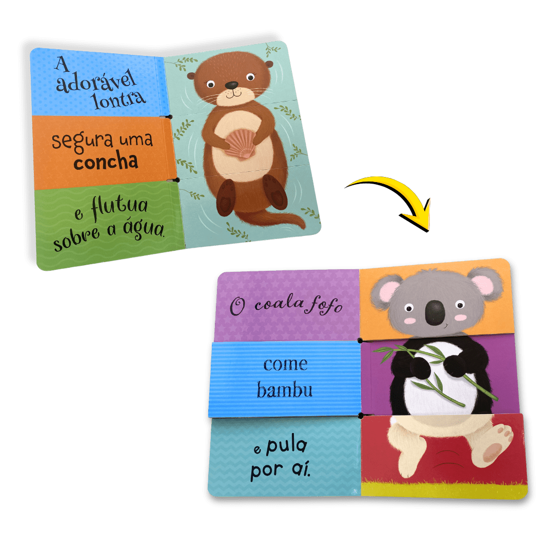 Kit Aprendendo Os Animais - 7 Livros para Bebês - Editora Fundamento livro_infantil