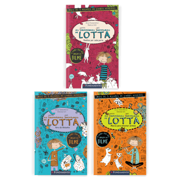 Kit As (Extra)Ordinárias (Des)Aventuras de Lotta - 3 Livros (1 ao 3) - Editora Fundamento livro_infantil