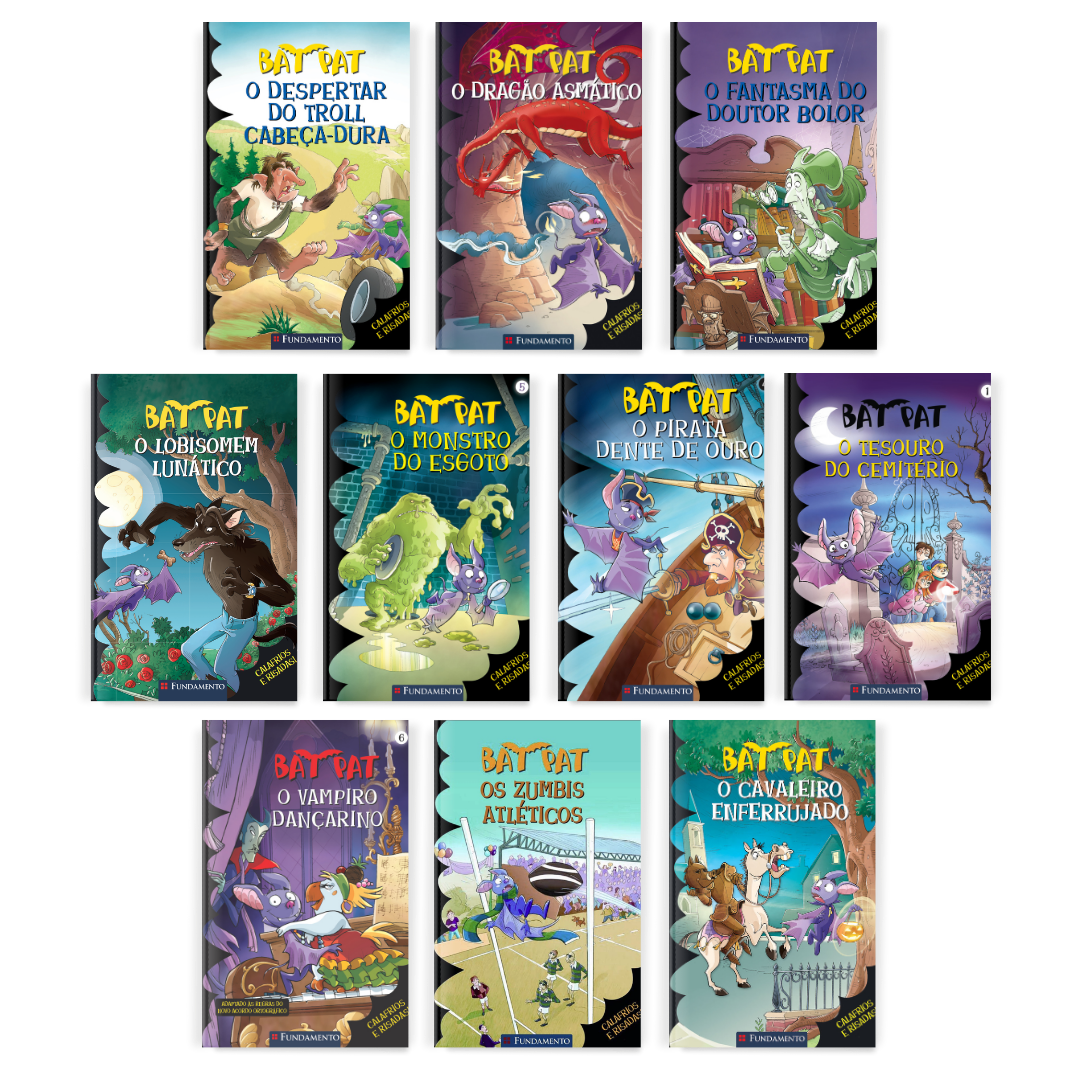 Kit Bat Pat - 10 Livros - Editora Fundamento livro_infantil