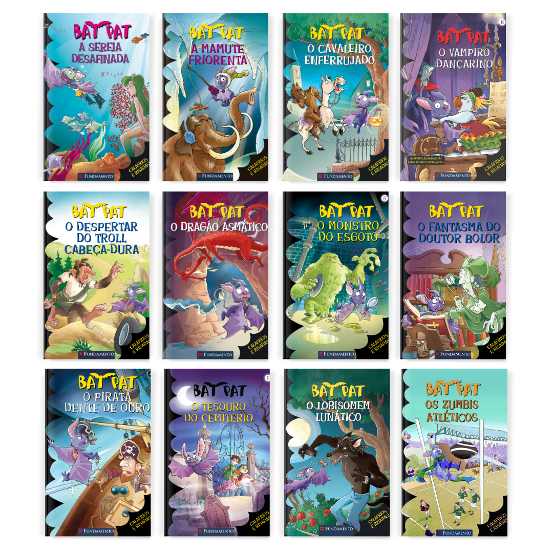 Kit Bat Pat - 12 Livros - Editora Fundamento livro_infantil