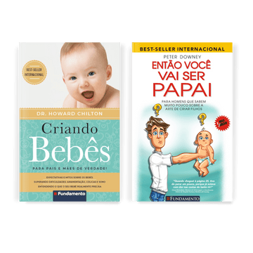 Kit Bebês Mais Felizes e Mais Saudáveis - 2 Livros - Editora Fundamento livro_infantil