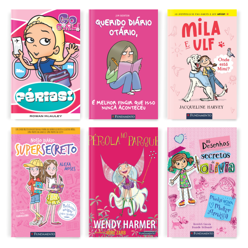 Kit Best - Sellers Fundamento - 6 Livros (Meninas 7 - 11 Anos) - Editora Fundamento livro_infantil