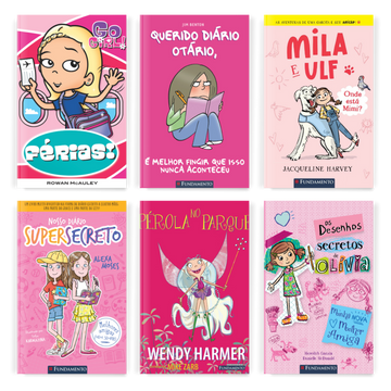 Kit Best - Sellers Fundamento - 6 Livros (Meninas 7 - 11 Anos) - Editora Fundamento livro_infantil