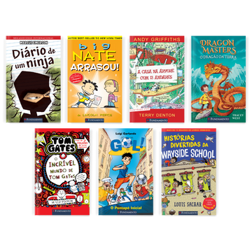 Kit Best - Sellers Fundamento - 7 Livros (Meninos 9 - 12 Anos) - Editora Fundamento livro_infantil