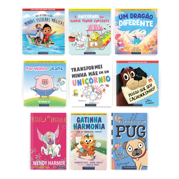 Kit Best - Sellers Fundamento - 9 Livros (Meninas 3 - 7 Anos) - Editora Fundamento livro_infantil