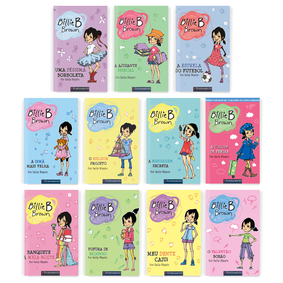 Kit Billie B Brown - 11 Livros - Editora Fundamento livro_infantil