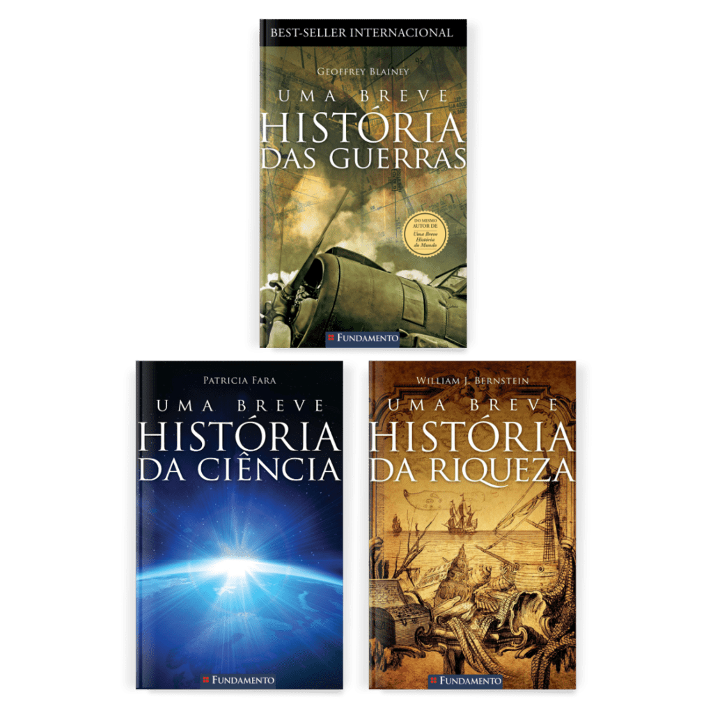 Kit Breve História - 3 Livros (Guerras, Riquezas e Ciência) - Editora Fundamento livro_infantil