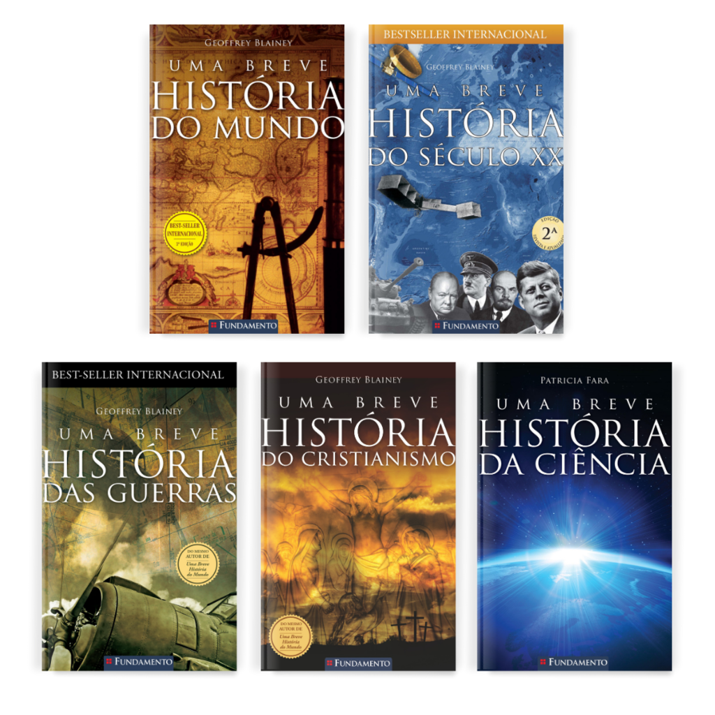 Kit Breve História - 5 Livros (Mundo, Século, Guerras, Ciência, Cristianismo) - Editora Fundamento livro_infantil