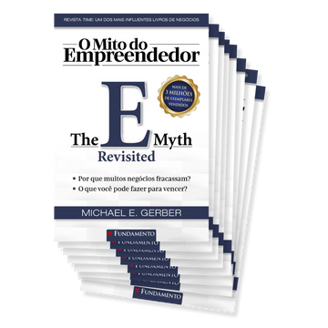 Kit com 50 Livros Mito do Empreendedor - Editora Fundamento livro_infantil