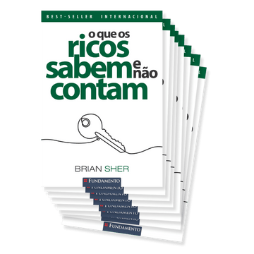 Kit com 50 Livros o Que Os Ricos Sabem e Não Contam - Editora Fundamento livro_infantil