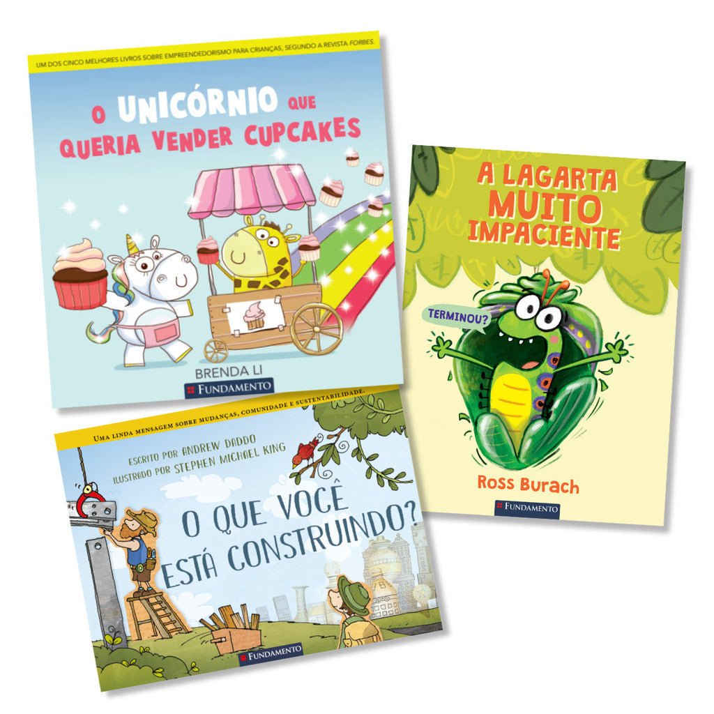 Kit Como Criar Filhos Fortes e Mais Felizes (3 Livros Infantis para 3 - 6 Anos - Picture Books) - Editora Fundamento livro_infantil