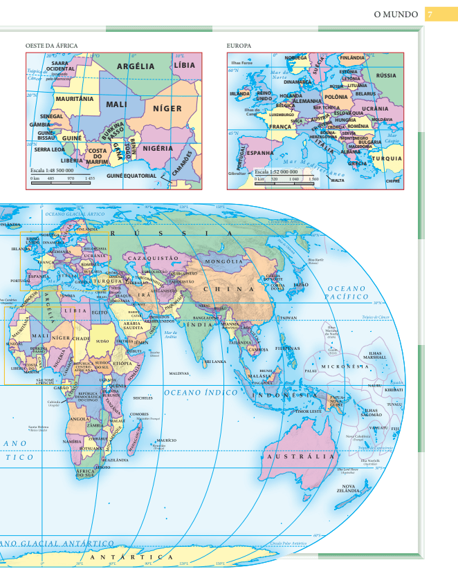 Kit Conhecimento Global - 8 Livros (Breve História + Atlas Geográfico) - Editora Fundamento livro_infantil
