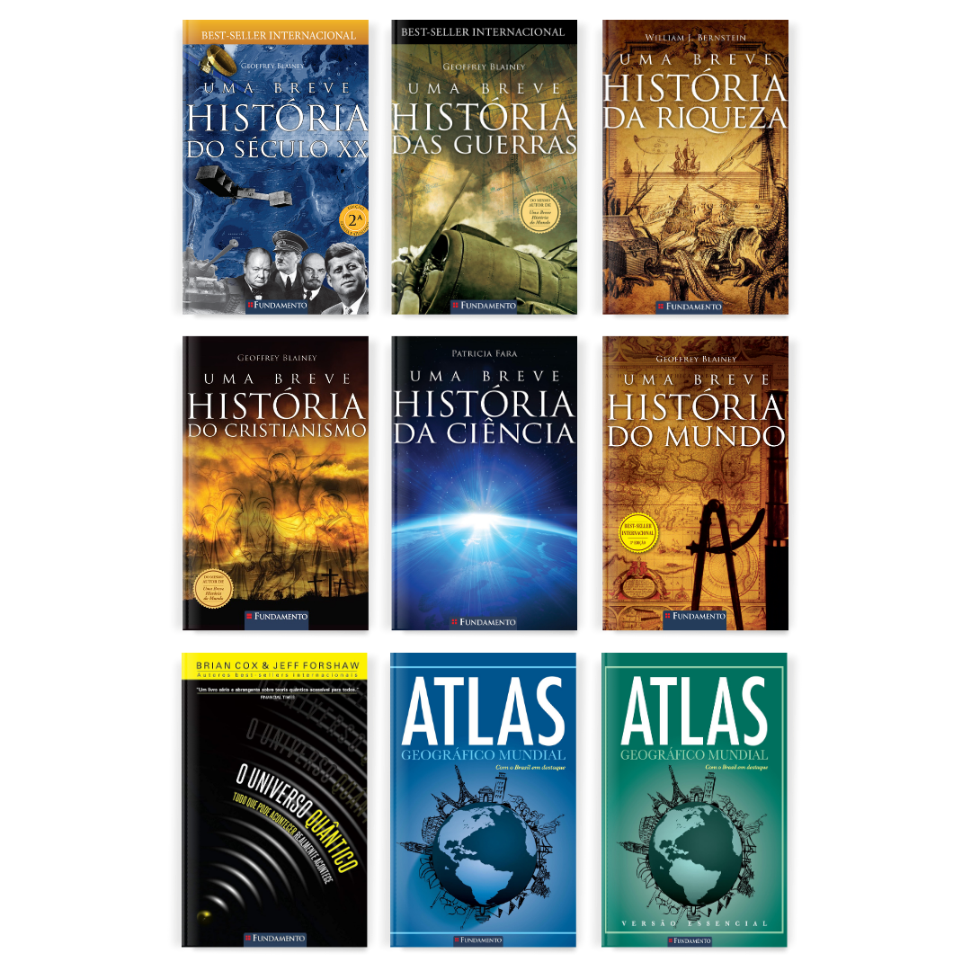 Kit Conhecimento Global e Científico - 9 Livros - Editora Fundamento livro_infantil